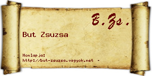 But Zsuzsa névjegykártya